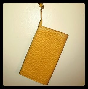 Authentic Louis Vuitton Epi wristlet/clutch